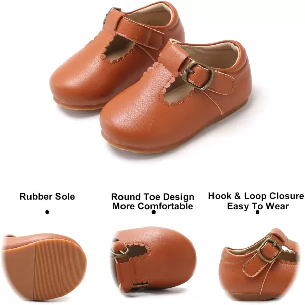 Felix &amp; Flora Toddler Little Girl Flat Oxfords Dress Shoes - Mary Jane Princess for Girl Party School Shoes.
