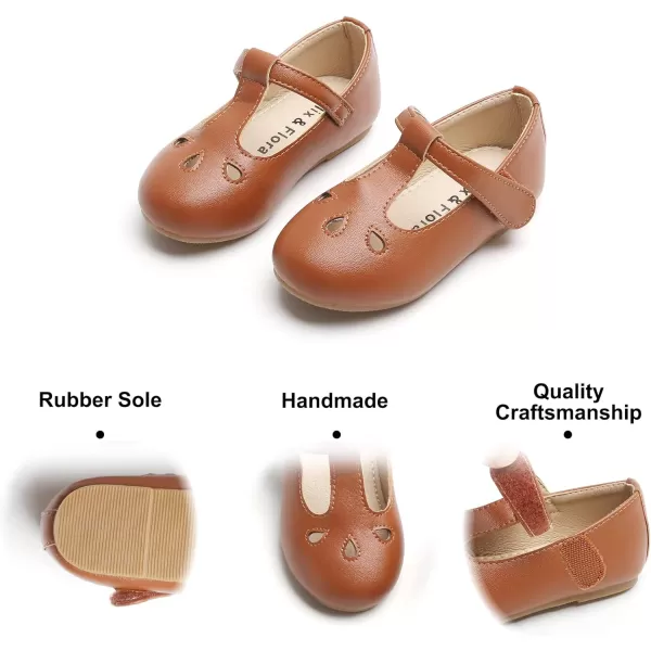 Felix &amp; Flora Toddler Little Girl Flat Oxfords Dress Shoes - Mary Jane Princess for Girl Party School Shoes.