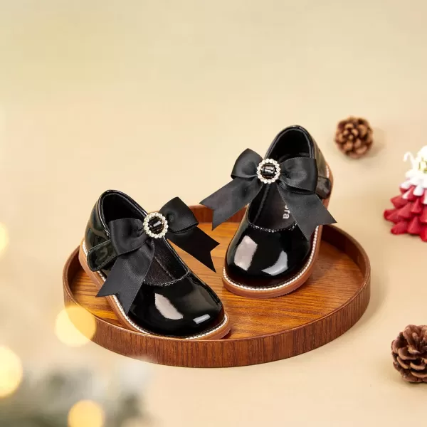Felix &amp; Flora Toddler Little Girl Mary Jane Dress Shoes - Ballet Flats for Easter Flower Girl Party School Shoes.