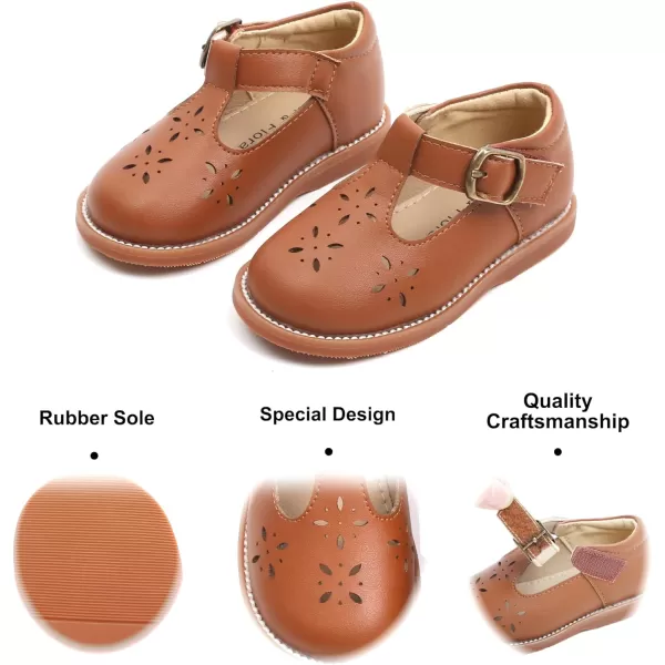 Felix &amp; Flora Toddler Little Girl Mary Jane Dress Shoes - Ballet Flats for Easter Flower Girl Party School Shoes.
