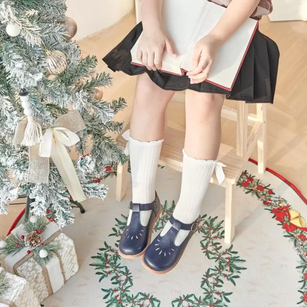 Felix &amp; Flora Toddler Little Girl Mary Jane Dress Shoes - Ballet Flats for Easter Flower Girl Party School Shoes.