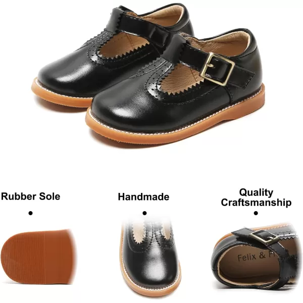Felix &amp; Flora Toddler Little Girl Mary Jane Dress Shoes - Ballet Flats for Easter Flower Girl Party School Shoes.