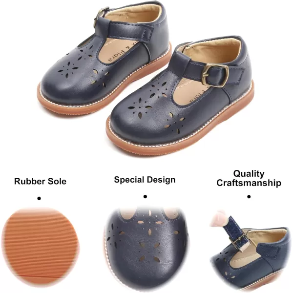 Felix &amp; Flora Toddler Little Girl Mary Jane Dress Shoes - Ballet Flats for Easter Flower Girl Party School Shoes.