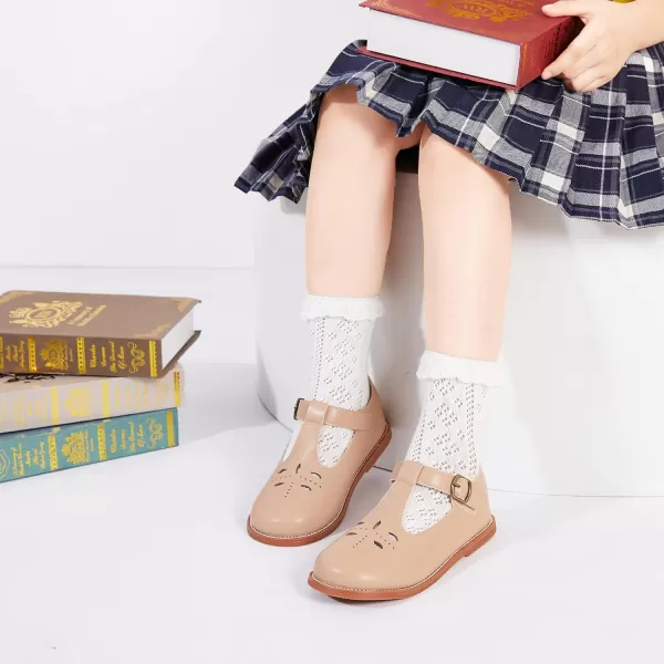 Felix &amp; Flora Toddler Little Girl Mary Jane Dress Shoes - Ballet Flats for Easter Flower Girl Party School Shoes.