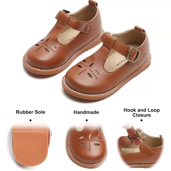 Felix &amp; Flora Toddler Little Girl Mary Jane Dress Shoes - Ballet Flats for Easter Flower Girl Party School Shoes.