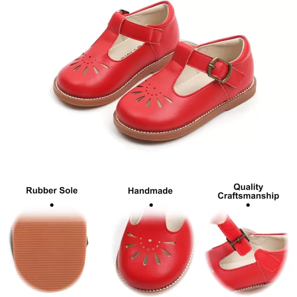 Felix &amp; Flora Toddler Little Girl Mary Jane Dress Shoes - Ballet Flats for Easter Flower Girl Party School Shoes.