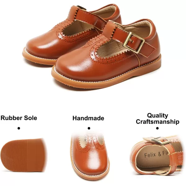 Felix &amp; Flora Toddler Little Girl Mary Jane Dress Shoes - Ballet Flats for Easter Flower Girl Party School Shoes.
