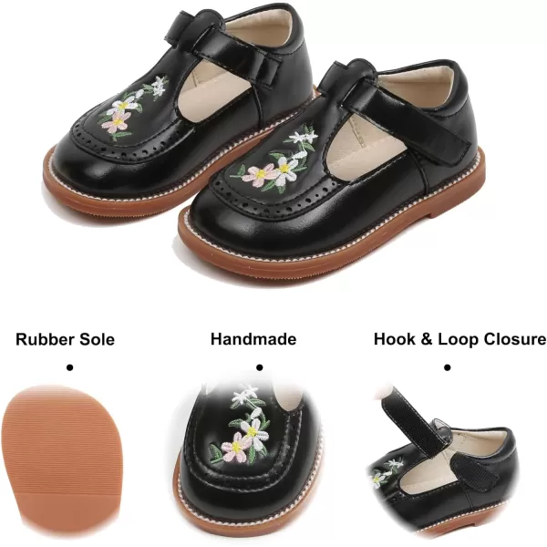 Felix &amp; Flora Toddler Little Girl Mary Jane Dress Shoes - Ballet Flats for Easter Flower Girl Party School Shoes.