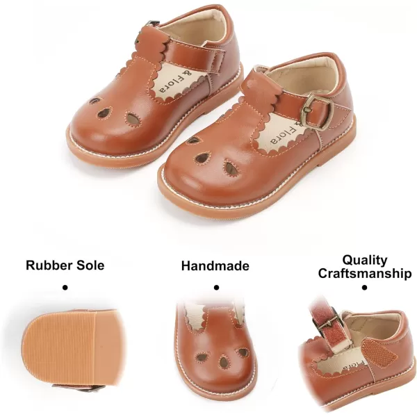 Felix &amp; Flora Toddler Little Girl Mary Jane Dress Shoes - Ballet Flats for Easter Flower Girl Party School Shoes.