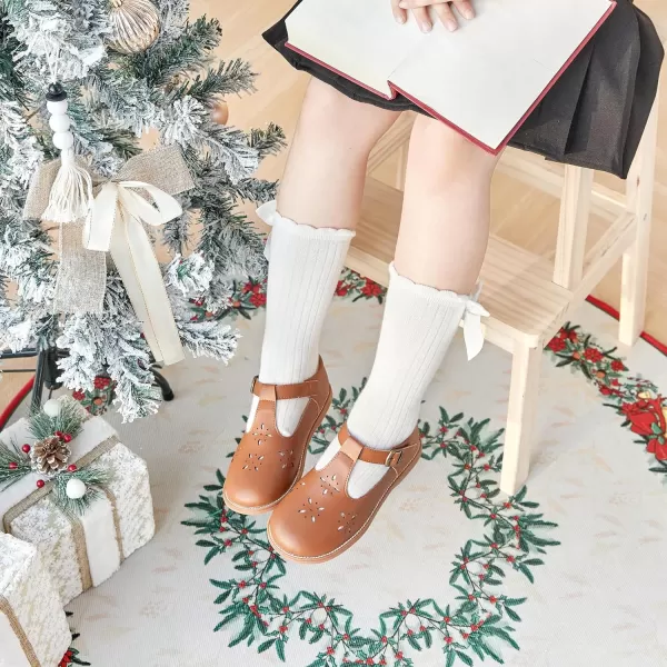 Felix &amp; Flora Toddler Little Girl Mary Jane Dress Shoes - Ballet Flats for Easter Flower Girl Party School Shoes.