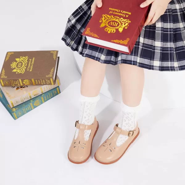 Felix &amp; Flora Toddler Little Girl Mary Jane Dress Shoes - Ballet Flats for Easter Flower Girl Party School Shoes.