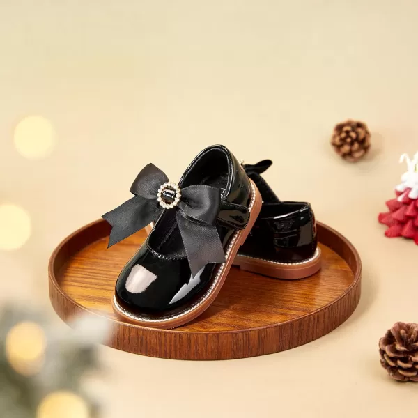 Felix &amp; Flora Toddler Little Girl Mary Jane Dress Shoes - Ballet Flats for Easter Flower Girl Party School Shoes.