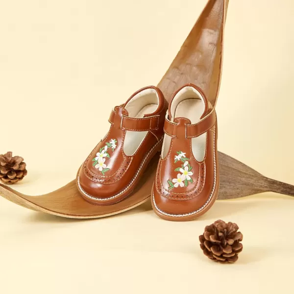 Felix &amp; Flora Toddler Little Girl Mary Jane Dress Shoes - Ballet Flats for Easter Flower Girl Party School Shoes.