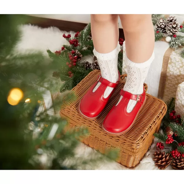 Felix &amp; Flora Toddler Little Girl Mary Jane Dress Shoes - Ballet Flats for Easter Flower Girl Party School Shoes.