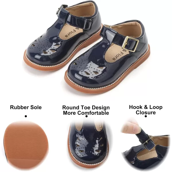 Felix &amp; Flora Toddler Little Girl Mary Jane Dress Shoes - Ballet Flats for Easter Flower Girl Party School Shoes.