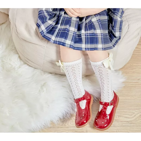 Felix &amp; Flora Toddler Little Girl Mary Jane Dress Shoes - Ballet Flats for Easter Flower Girl Party School Shoes.
