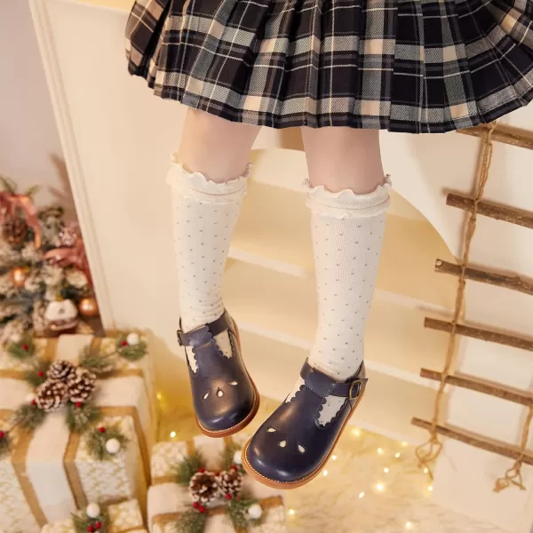 Felix &amp; Flora Toddler Little Girl Mary Jane Dress Shoes - Ballet Flats for Easter Flower Girl Party School Shoes.