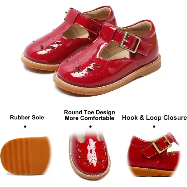 Felix &amp; Flora Toddler Little Girl Mary Jane Dress Shoes - Ballet Flats for Easter Flower Girl Party School Shoes.