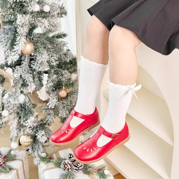 Felix &amp; Flora Toddler Little Girl Mary Jane Dress Shoes - Ballet Flats for Easter Flower Girl Party School Shoes.