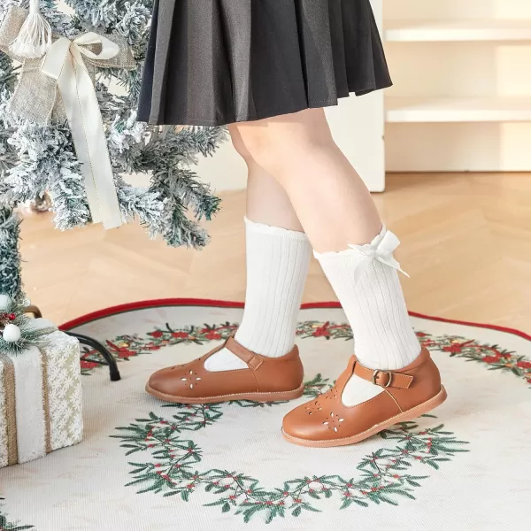 Felix &amp; Flora Toddler Little Girl Mary Jane Dress Shoes - Ballet Flats for Easter Flower Girl Party School Shoes.