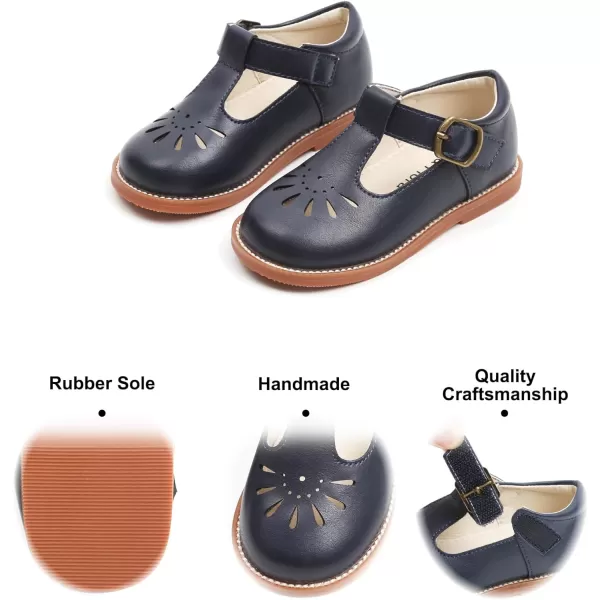 Felix &amp; Flora Toddler Little Girl Mary Jane Dress Shoes - Ballet Flats for Easter Flower Girl Party School Shoes.
