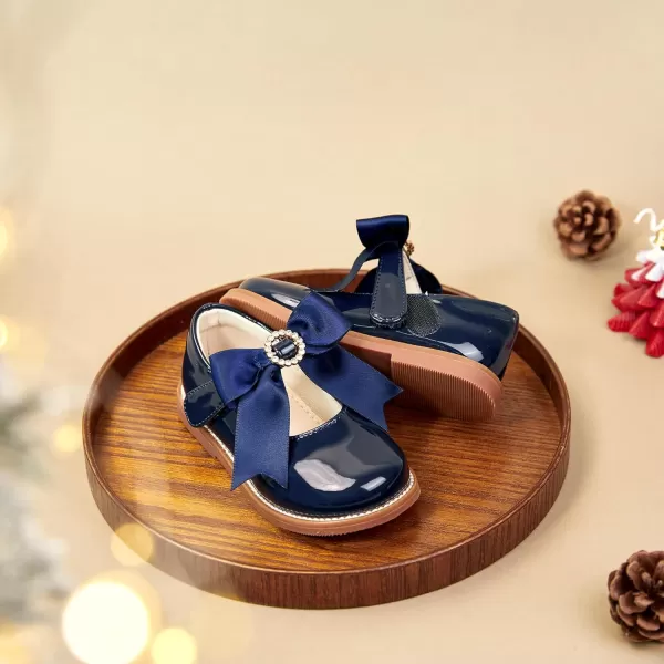 Felix &amp; Flora Toddler Little Girl Mary Jane Dress Shoes - Ballet Flats for Easter Flower Girl Party School Shoes.