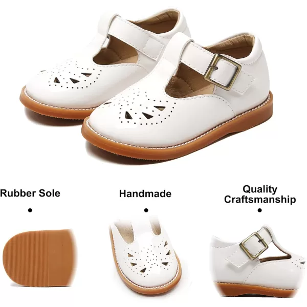 Felix &amp; Flora Toddler Little Girl Mary Jane Dress Shoes - Ballet Flats for Easter Flower Girl Party School Shoes.
