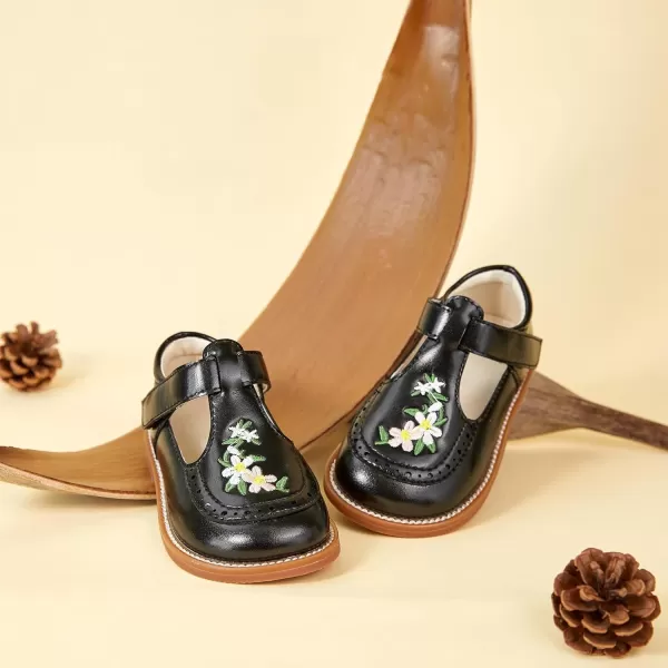 Felix &amp; Flora Toddler Little Girl Mary Jane Dress Shoes - Ballet Flats for Easter Flower Girl Party School Shoes.