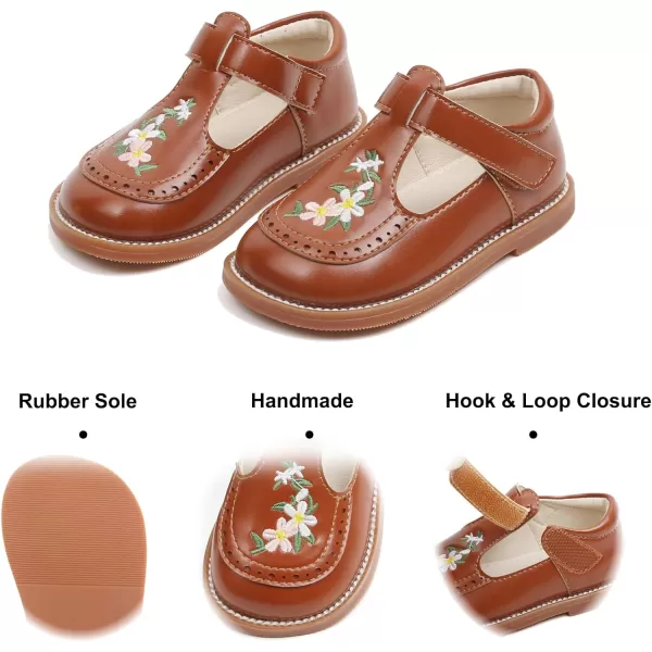 Felix &amp; Flora Toddler Little Girl Mary Jane Dress Shoes - Ballet Flats for Easter Flower Girl Party School Shoes.