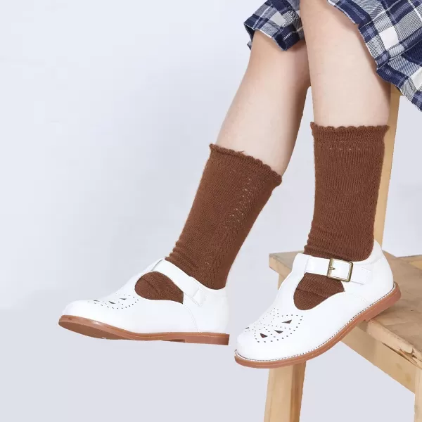 Felix &amp; Flora Toddler Little Girl Mary Jane Dress Shoes - Ballet Flats for Easter Flower Girl Party School Shoes.