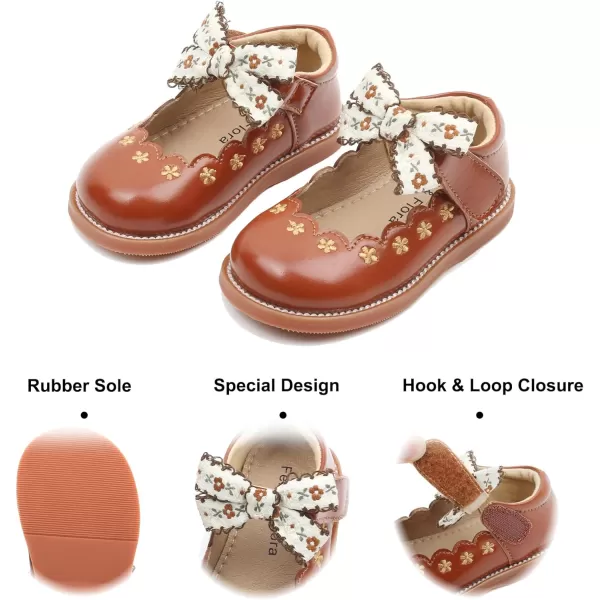 Felix &amp; Flora Toddler Little Girl Mary Jane Dress Shoes - Ballet Flats for Girl Party School Shoes