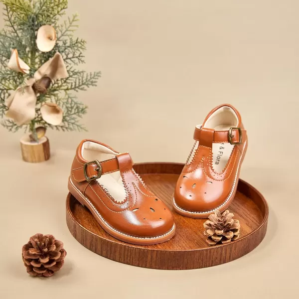 Felix &amp; Flora Toddler Little Girl Mary Jane Dress Shoes - Ballet Flats for Girl Party School Shoes