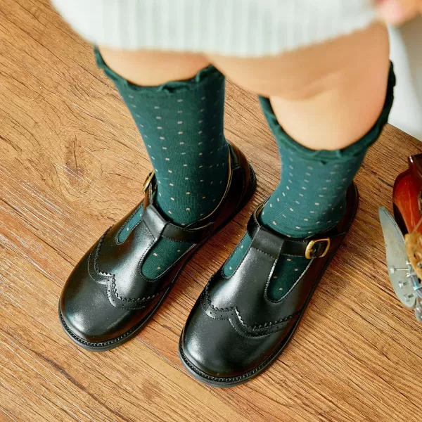 Felix &amp; Flora Toddler Little Girl Mary Jane Dress Shoes - Ballet Flats for Girl Party School Shoes