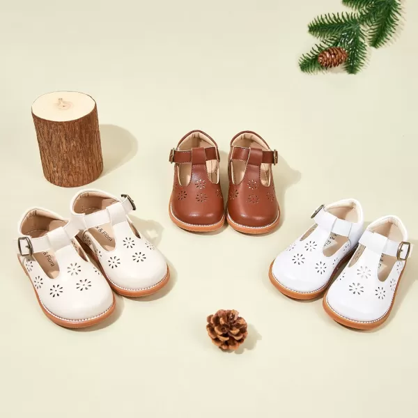 Felix &amp; Flora Toddler Little Girl Mary Jane Dress Shoes - Ballet Flats for Girl Party School Shoes