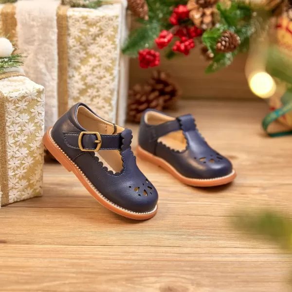 Felix &amp; Flora Toddler Little Girl Mary Jane Dress Shoes - Ballet Flats for Girl Party School Shoes