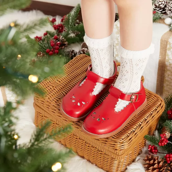 Felix &amp; Flora Toddler Little Girl Mary Jane Dress Shoes - Ballet Flats for Girl Party School Shoes