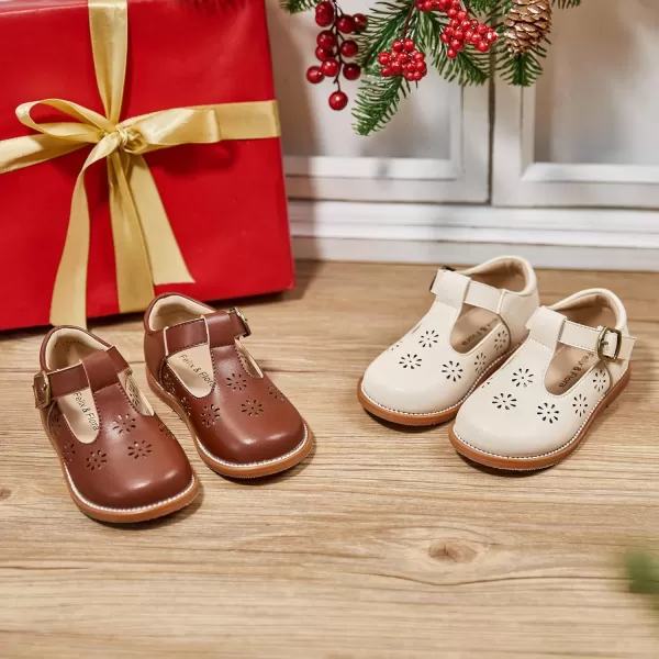 Felix &amp; Flora Toddler Little Girl Mary Jane Dress Shoes - Ballet Flats for Girl Party School Shoes