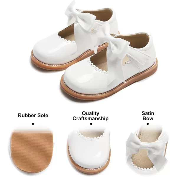 Felix &amp; Flora Toddler Little Girl Mary Jane Dress Shoes - Ballet Flats for Girl Party School Shoes