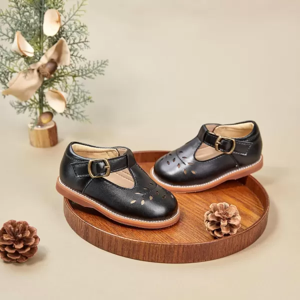 Felix &amp; Flora Toddler Little Girl Mary Jane Dress Shoes - Ballet Flats for Girl Party School Shoes