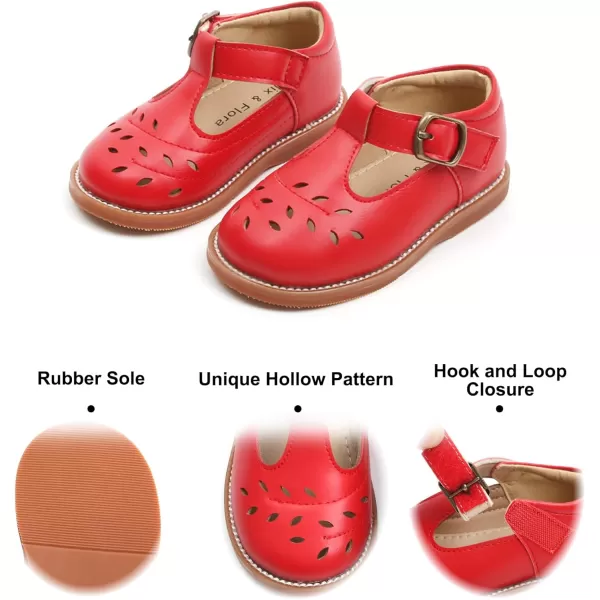 Felix &amp; Flora Toddler Little Girl Mary Jane Dress Shoes - Ballet Flats for Girl Party School Shoes