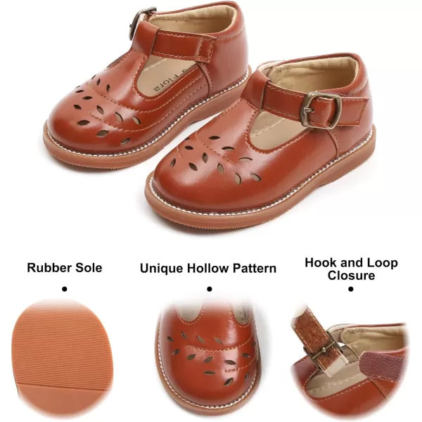 Felix &amp; Flora Toddler Little Girl Mary Jane Dress Shoes - Ballet Flats for Girl Party School Shoes