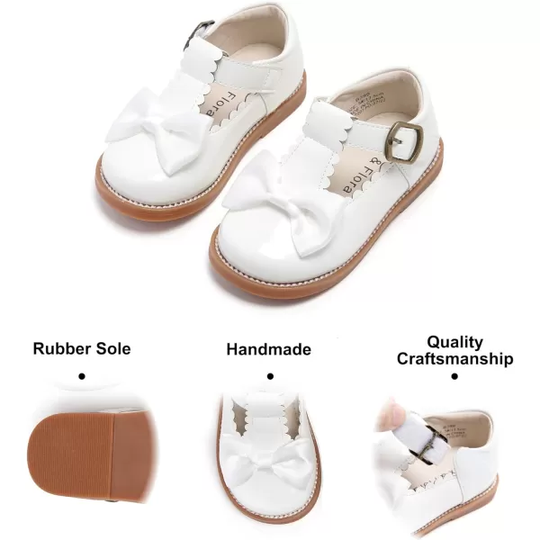 Felix &amp; Flora Toddler Little Girl Mary Jane Dress Shoes - Ballet Flats for Girl Party School Shoes