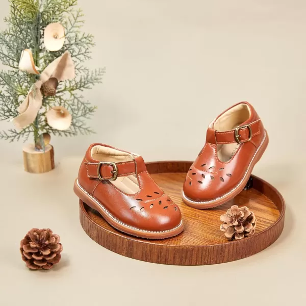 Felix &amp; Flora Toddler Little Girl Mary Jane Dress Shoes - Ballet Flats for Girl Party School Shoes