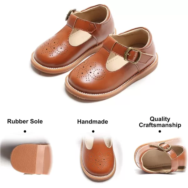 Felix &amp; Flora Toddler Little Girl Mary Jane Dress Shoes - Ballet Flats for Girl Party School Shoes