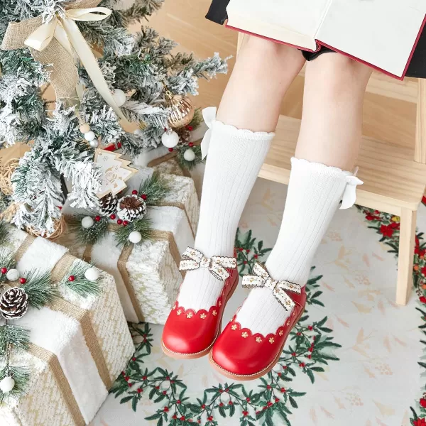 Felix &amp; Flora Toddler Little Girl Mary Jane Dress Shoes - Ballet Flats for Girl Party School Shoes