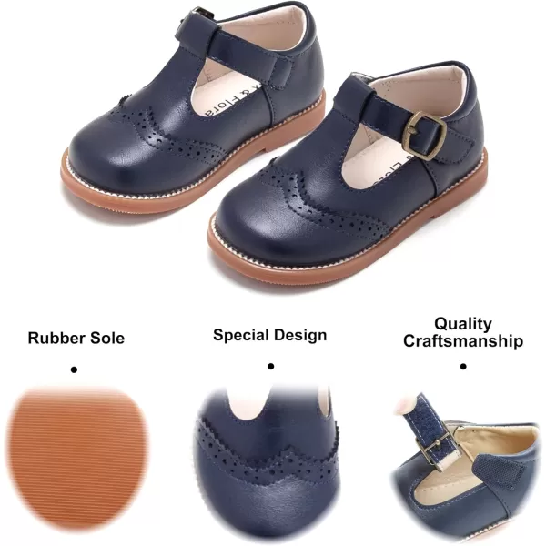 Felix &amp; Flora Toddler Little Girl Mary Jane Dress Shoes - Ballet Flats for Girl Party School Shoes
