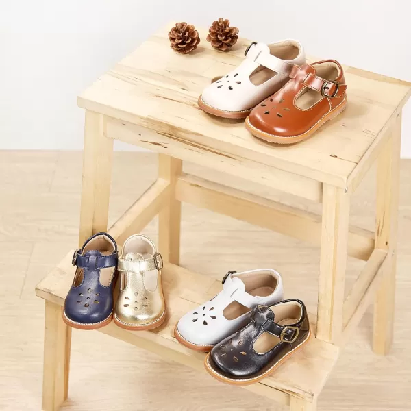 Felix &amp; Flora Toddler Little Girl Mary Jane Dress Shoes - Ballet Flats for Girl Party School Shoes