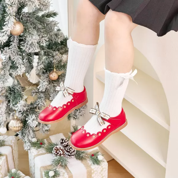 Felix &amp; Flora Toddler Little Girl Mary Jane Dress Shoes - Ballet Flats for Girl Party School Shoes