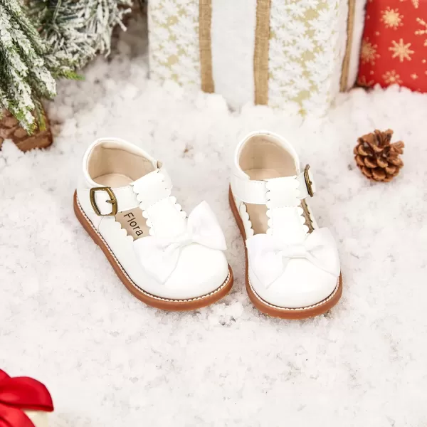 Felix &amp; Flora Toddler Little Girl Mary Jane Dress Shoes - Ballet Flats for Girl Party School Shoes