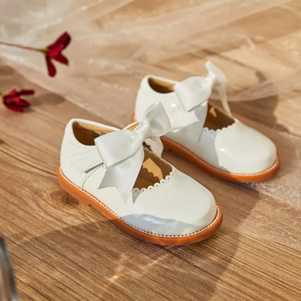 Felix &amp; Flora Toddler Little Girl Mary Jane Dress Shoes - Ballet Flats for Girl Party School Shoes